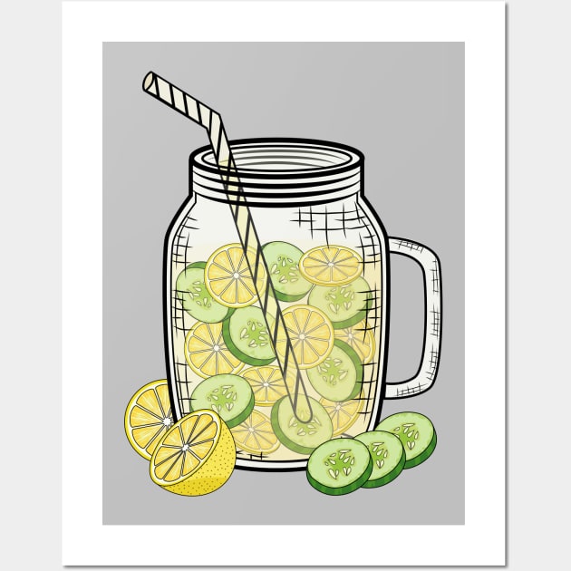 Infused Water Wall Art by Designoholic